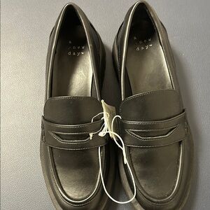 COPY - A New Day Black Flats Sleek Loafers